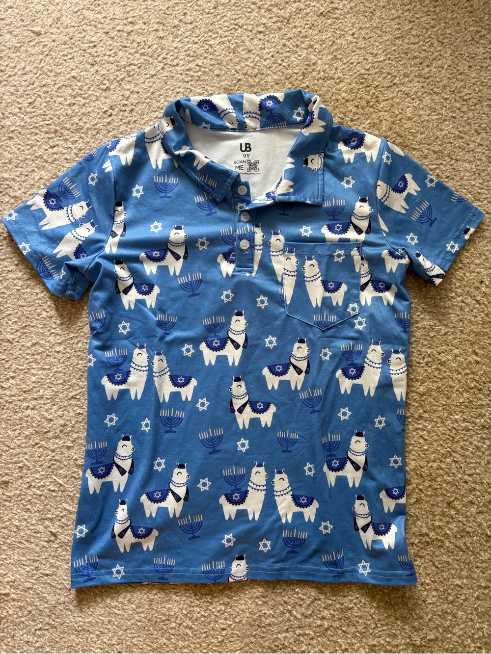Boys Hanukkah Polo